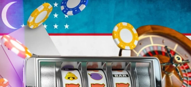 Игрок запускает онлайн казино на смартфоне в Узбекистане